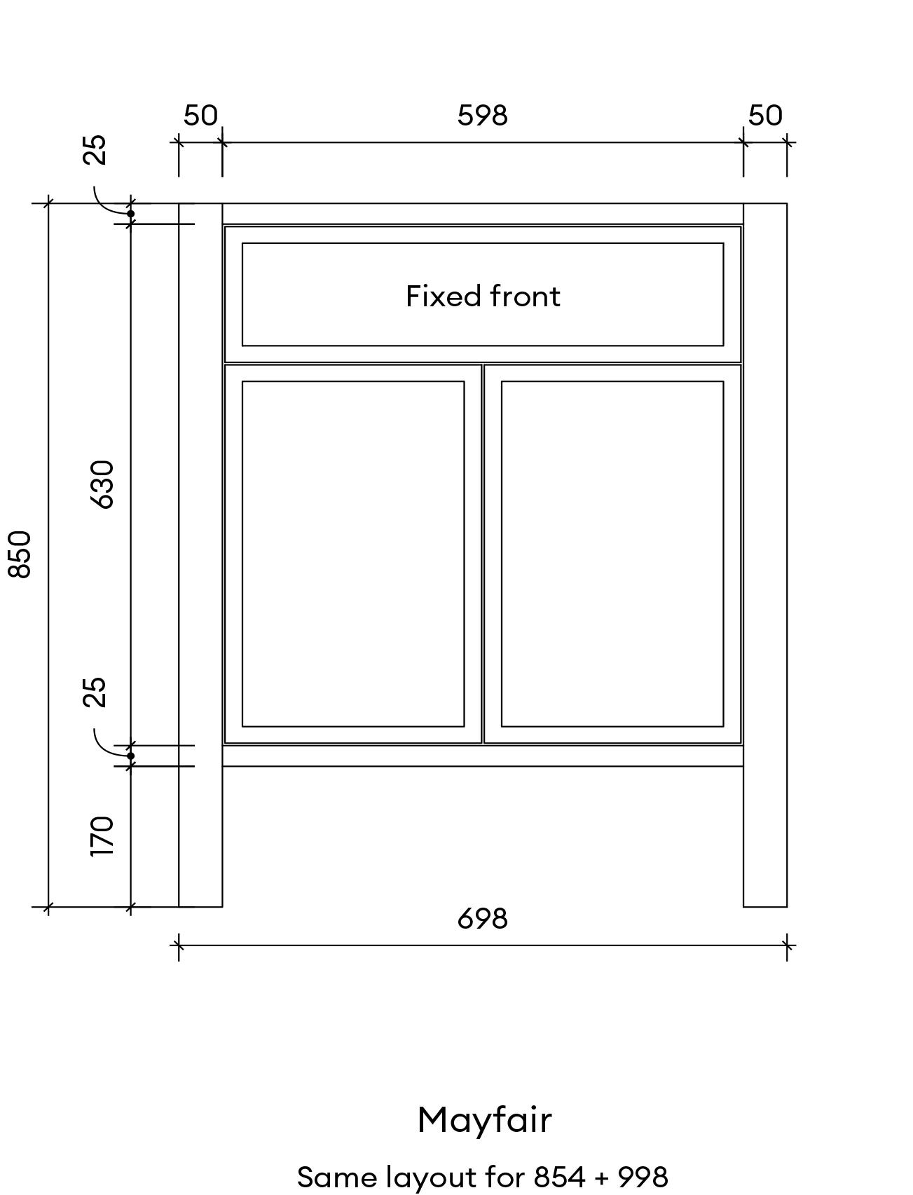 Mayfair Single Diagram