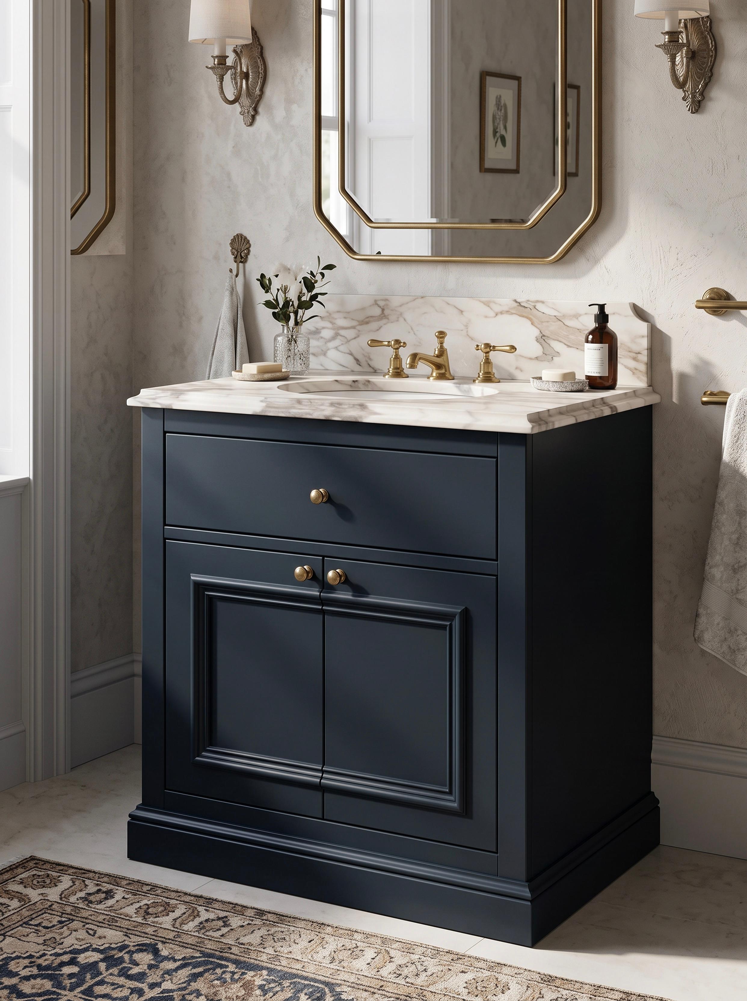 Onslow Single Basin Painted Angled