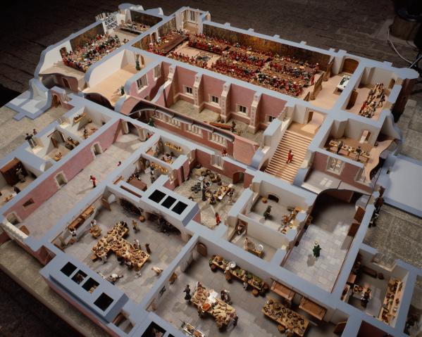 hampton court kitchens model