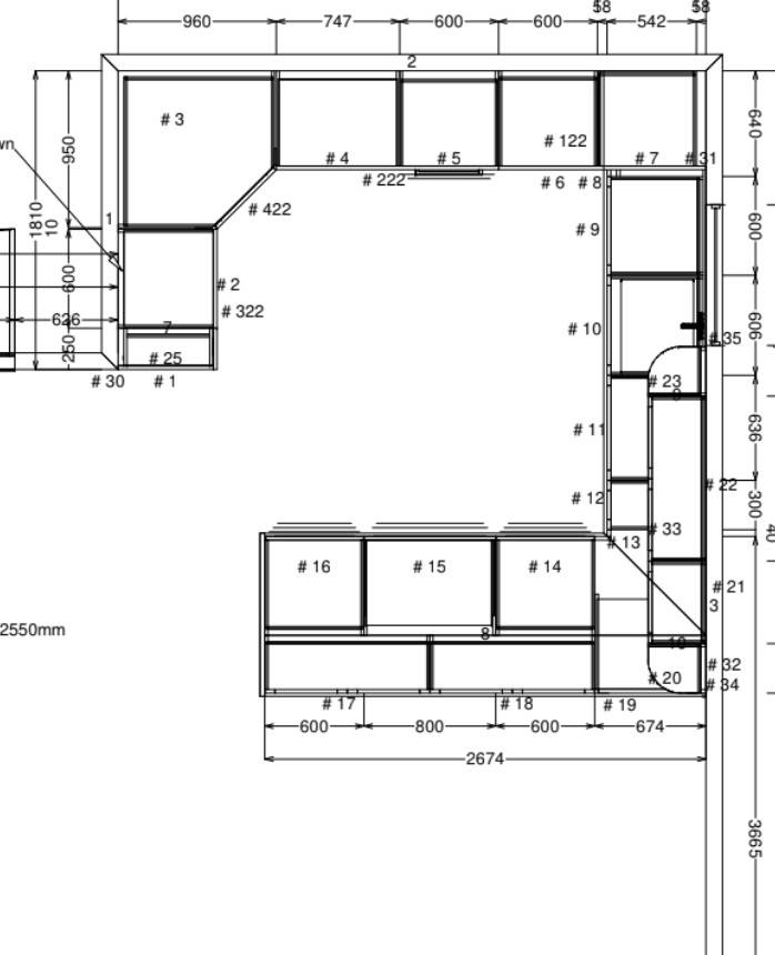 g shaped kitchen plan