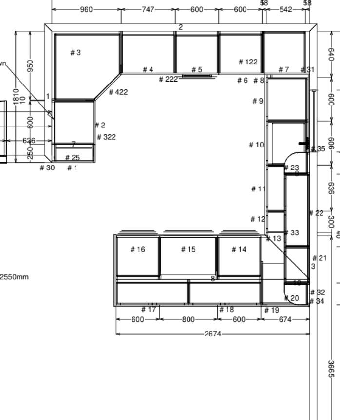 g shaped kitchen plan