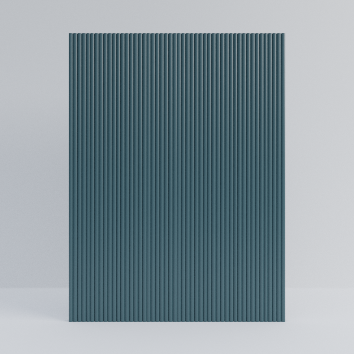 Painted Reeded Front