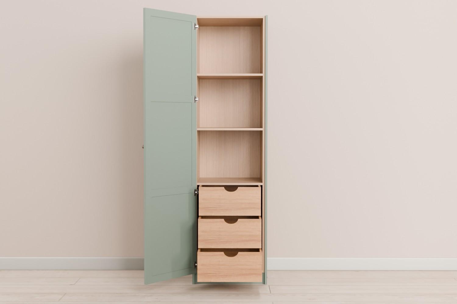 Single Larder With 3 Drawers
