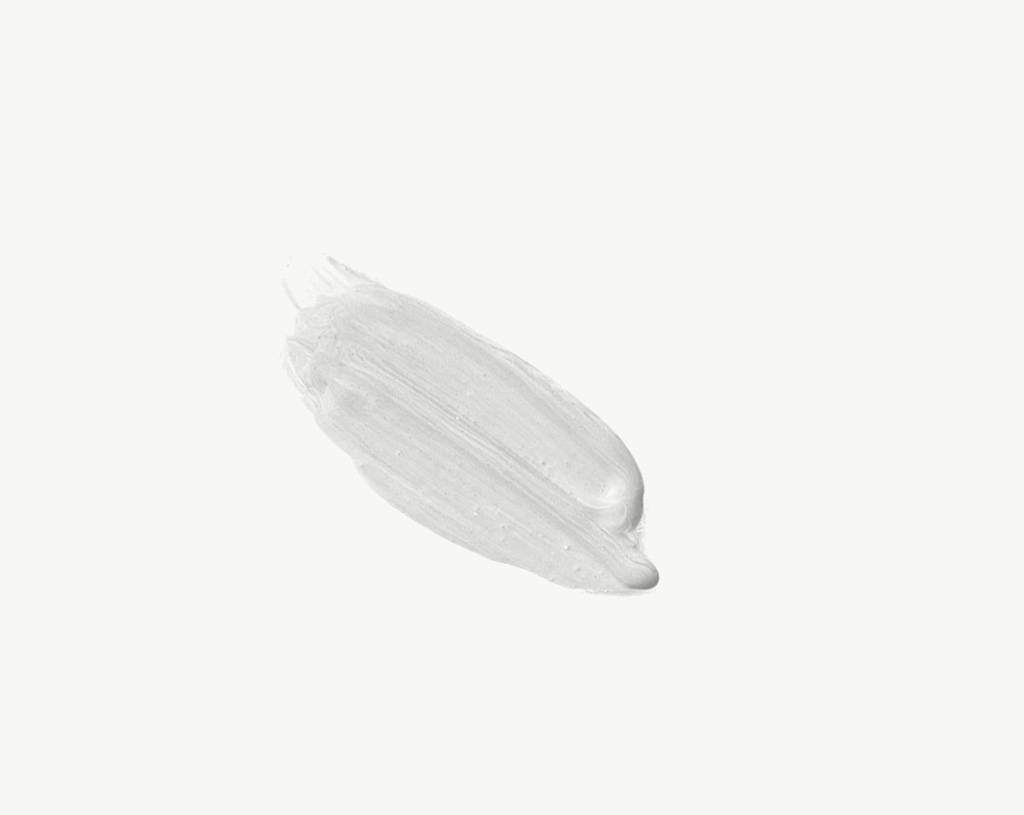 A single brushstroke of Holkham Frost paint on a slightly lighter White background. The paint appears smooth and slightly textured, with soft edges.
