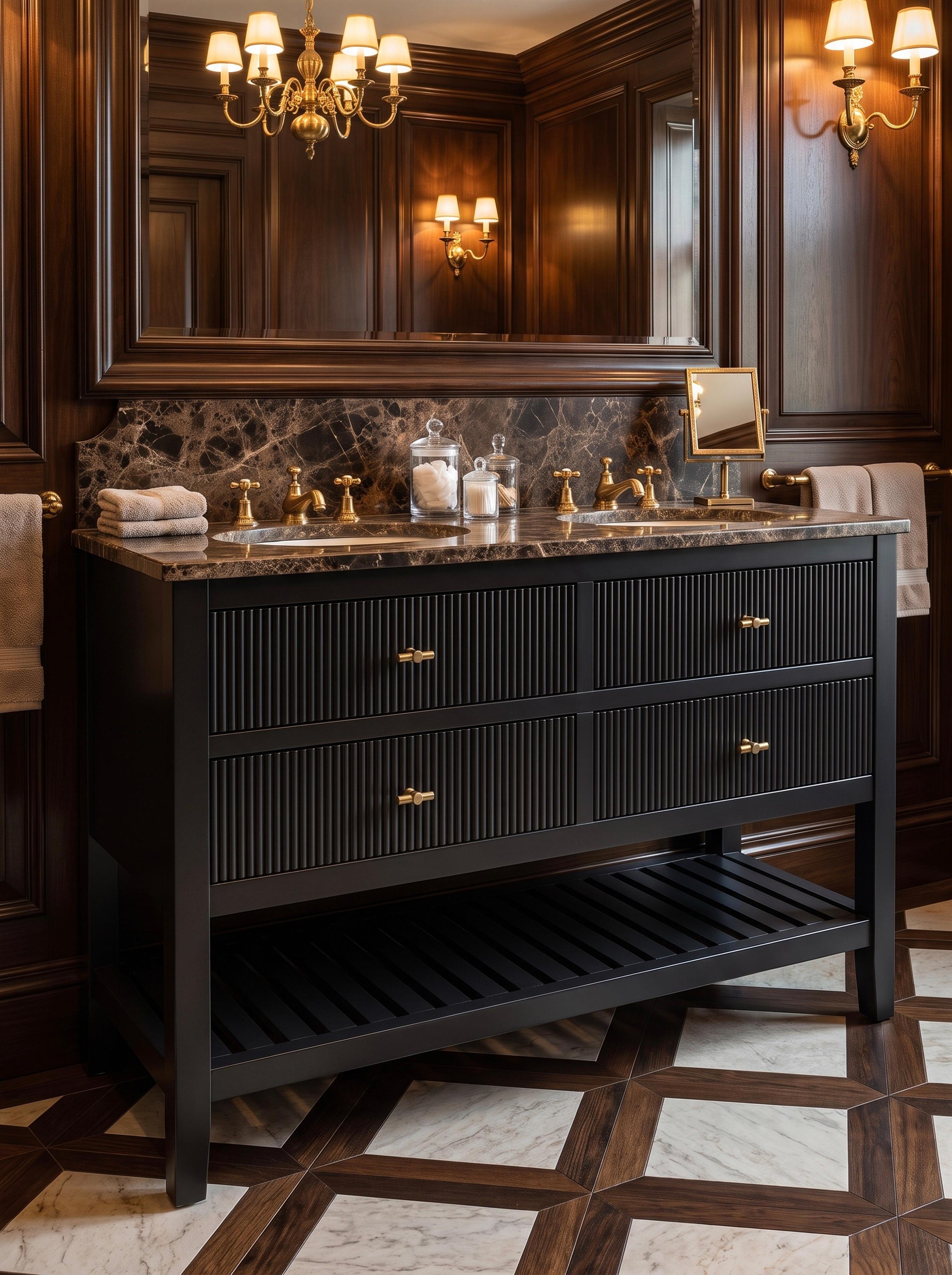 Chilton Double Basin Painted Angled