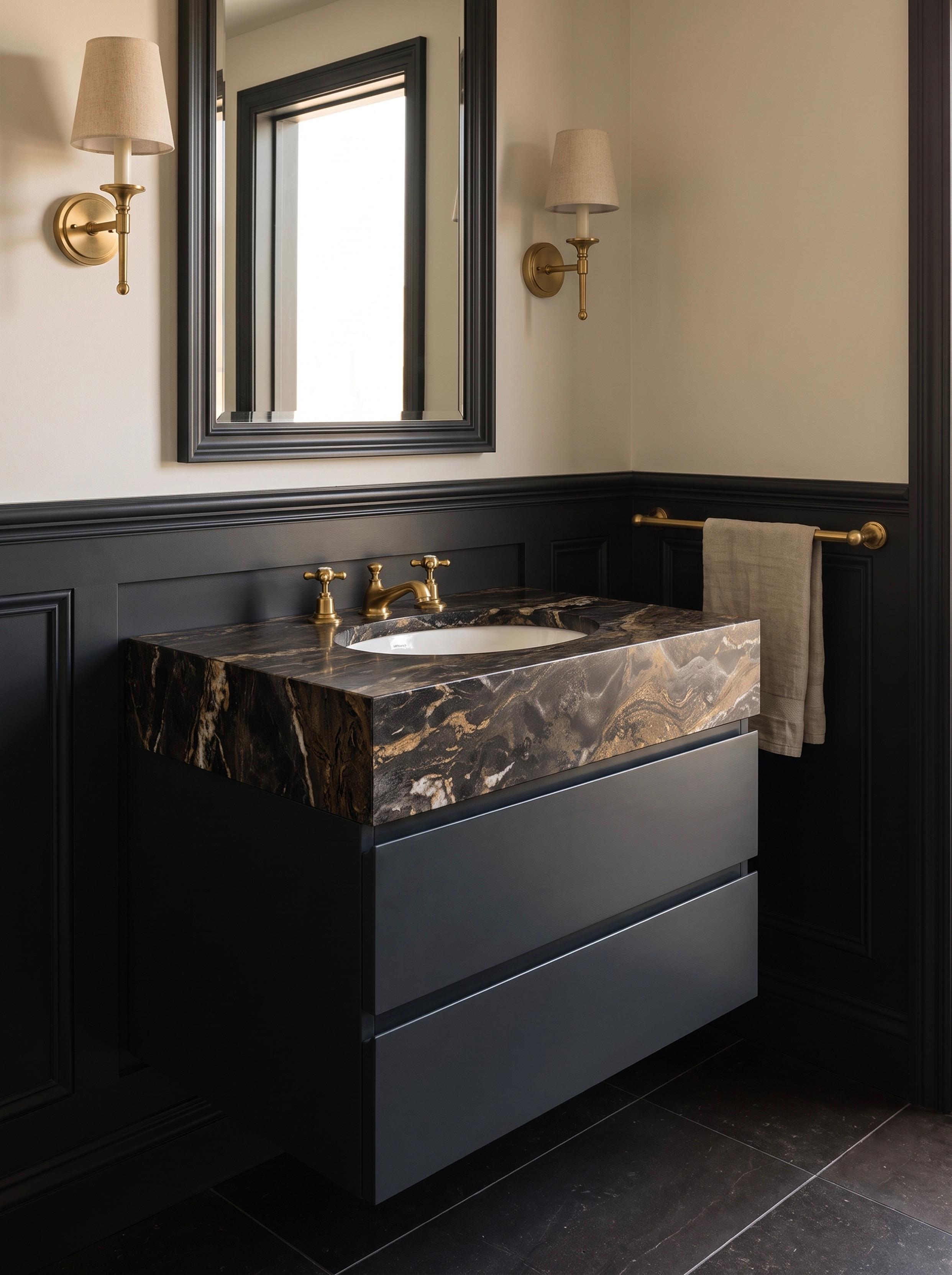 Pembroke Single Basin Painted Angled
