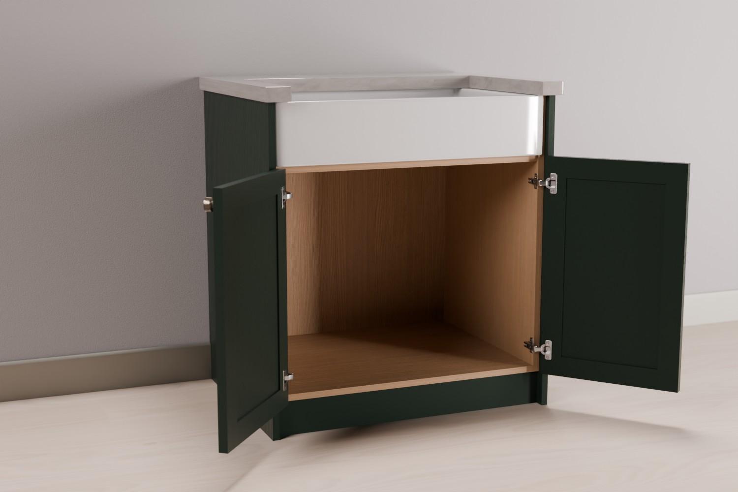 Double Butler Sink Cabinet