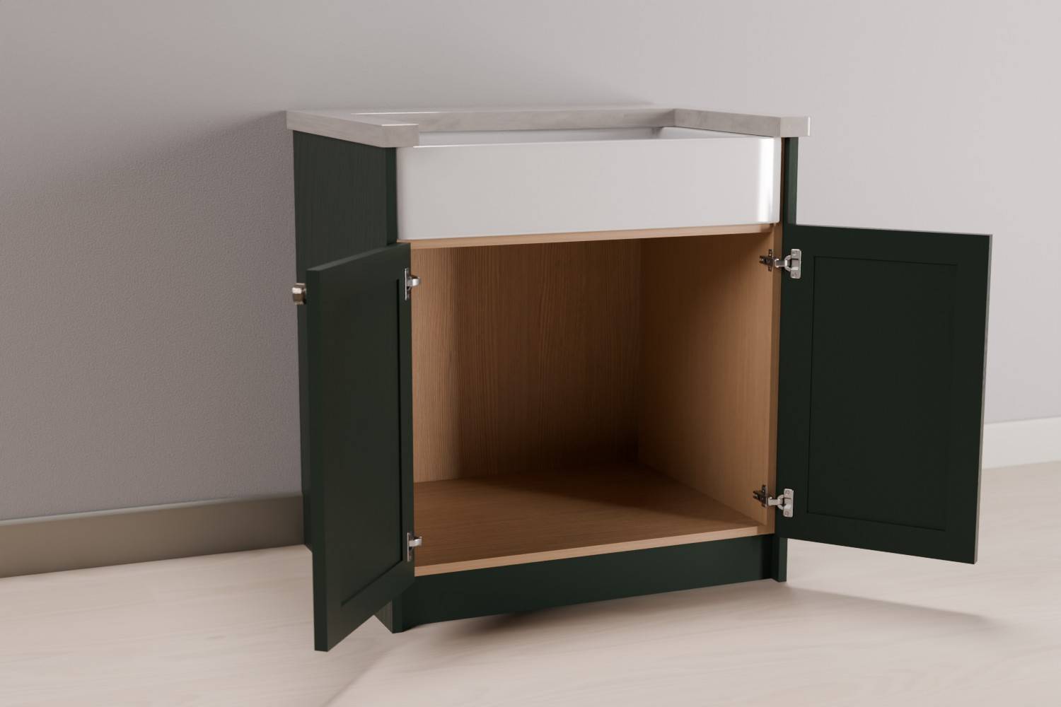 Double Butler Sink Cabinet