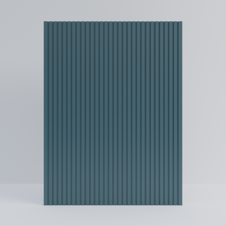 Painted Castellated End Panel