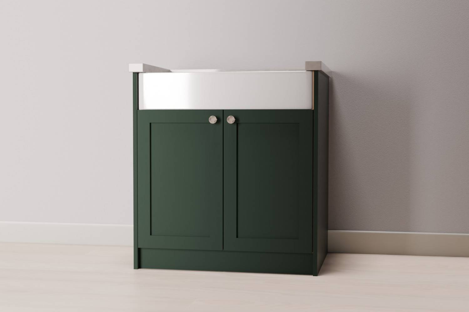 Double Butler Sink Cabinet