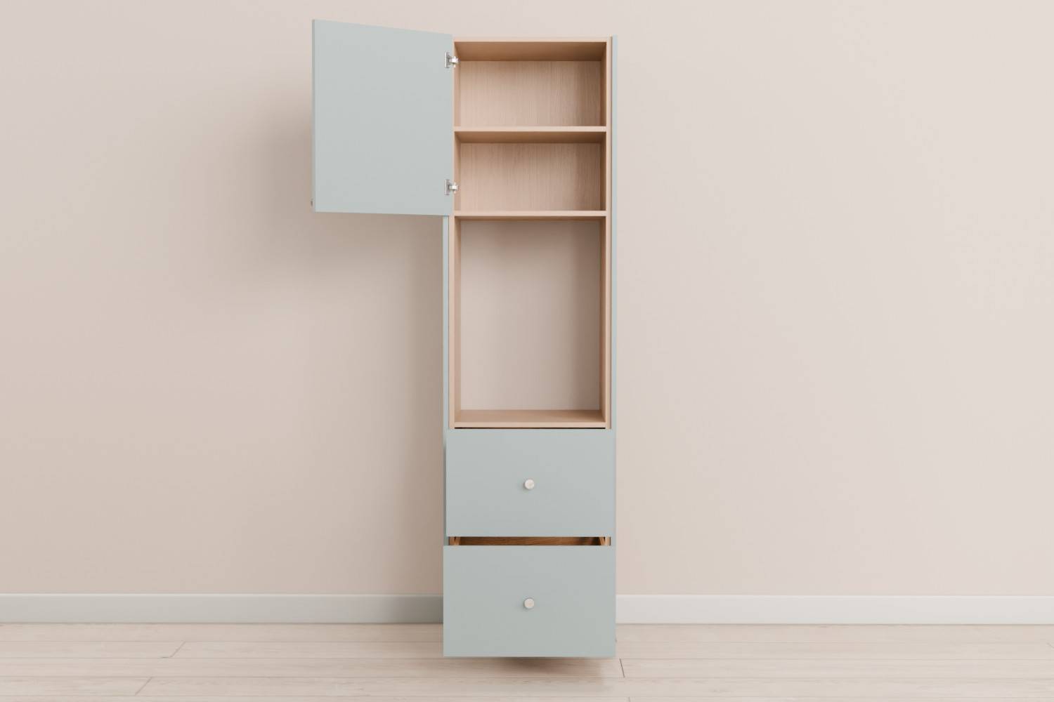 Tall Double Oven Housing with Drawers