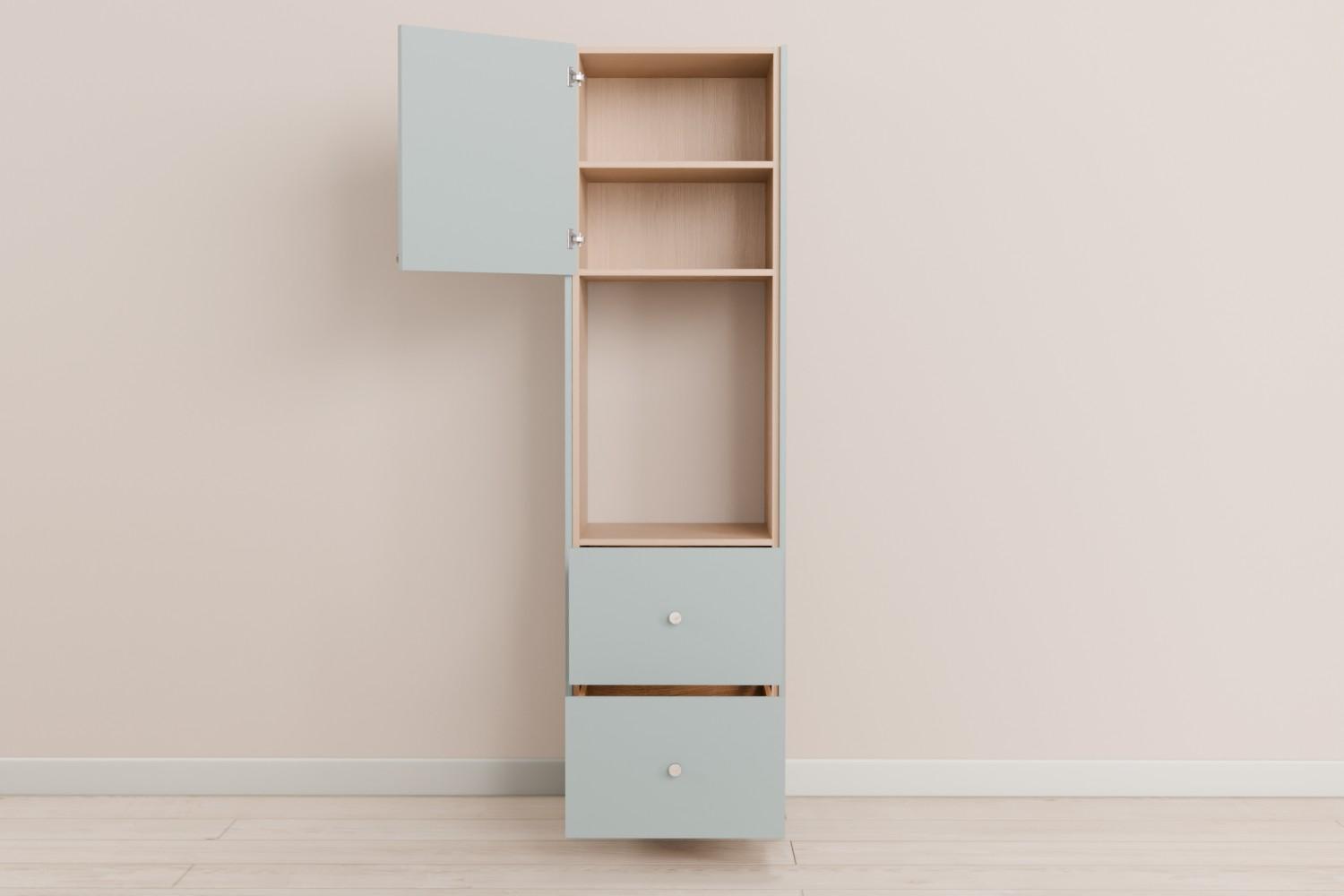 Tall Double Oven Housing with Drawers