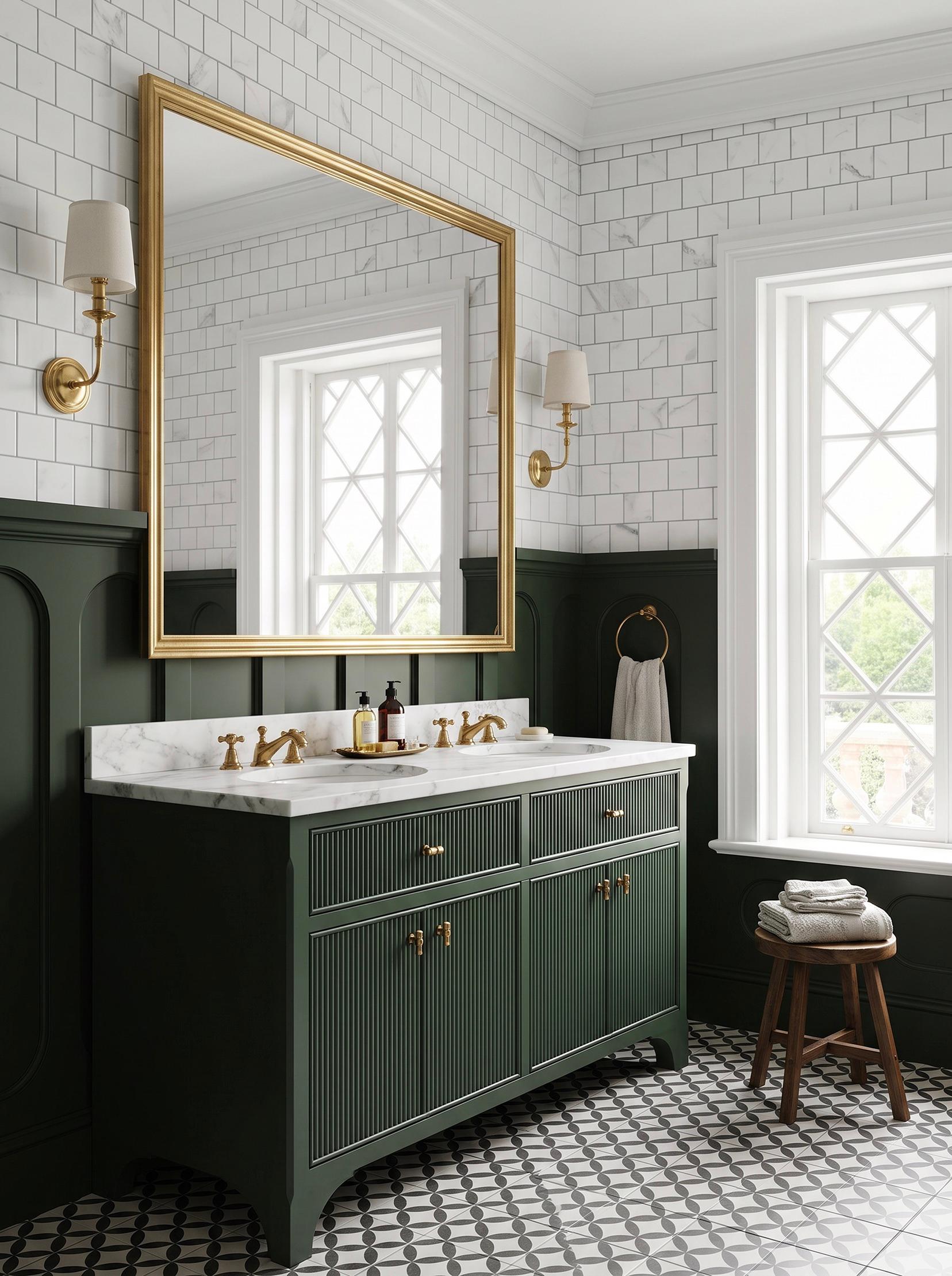 Winchester Double Basin Painted Angled