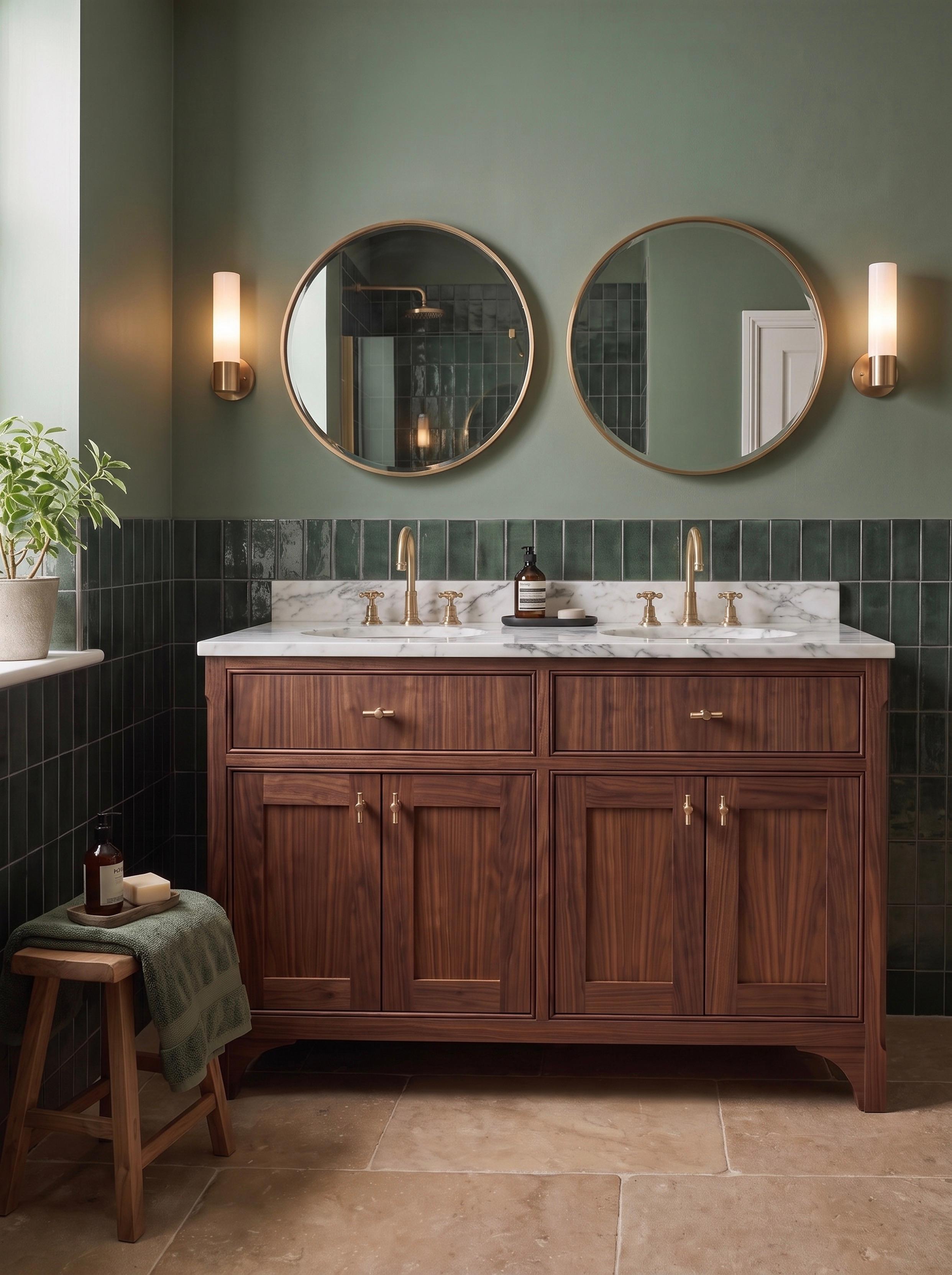 Oxford Double Basin Walnut