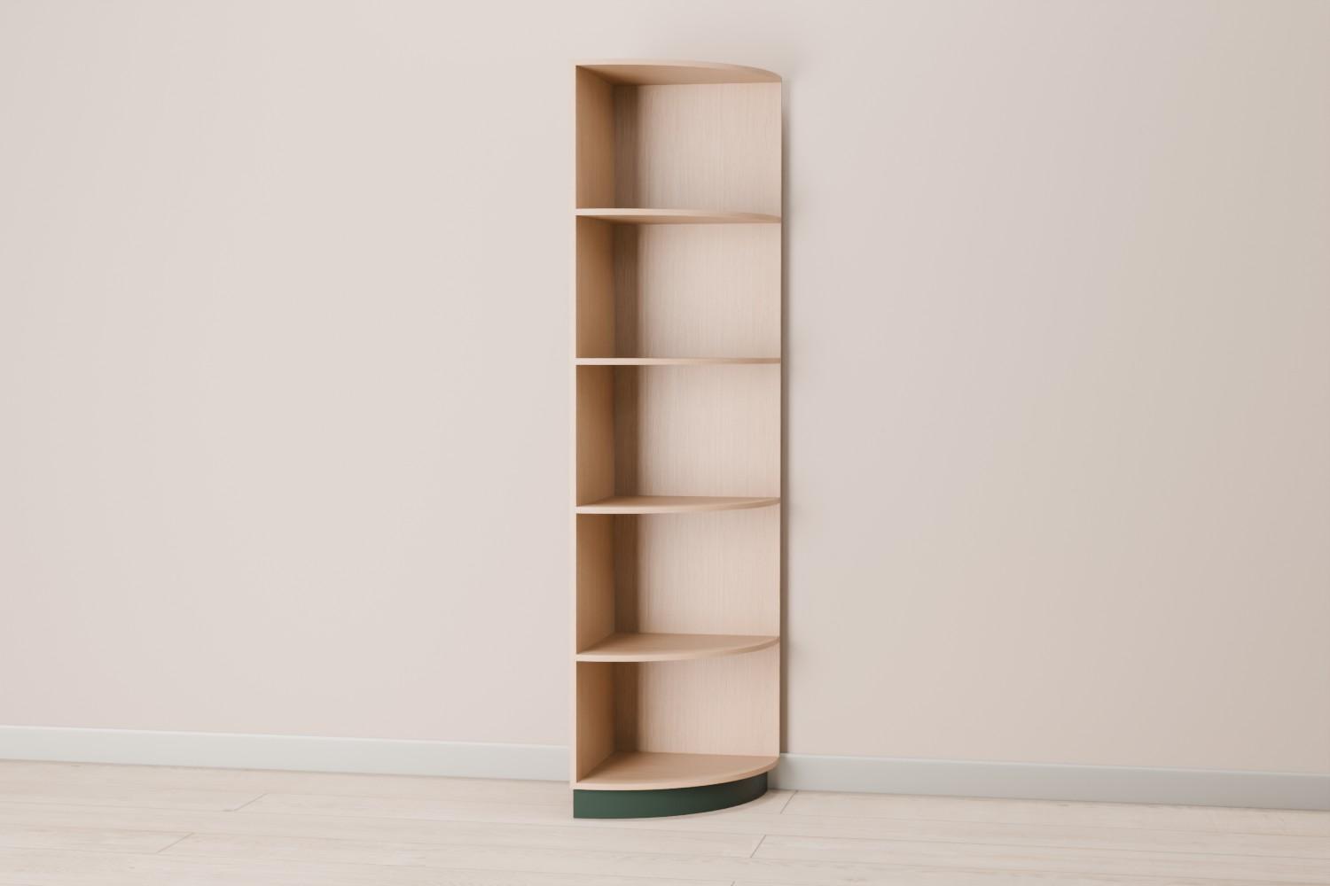 Tall Open Curved Cabinet
