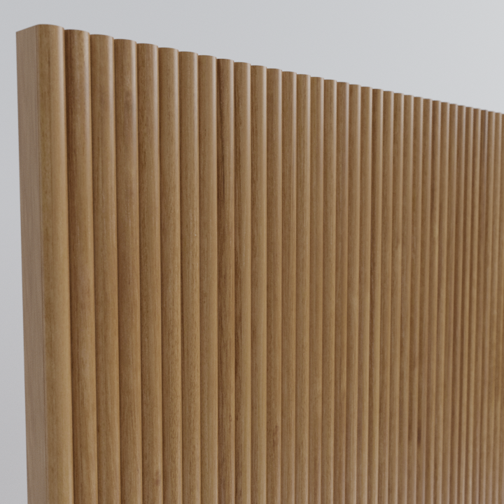 Oak Reeded End Panel