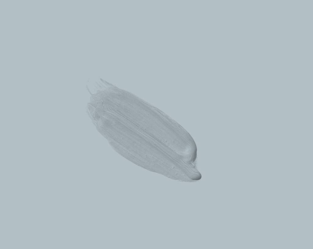 A single brushstroke of Beach Hut paint on a slightly lighter Blue background. The paint appears smooth and slightly textured, with soft edges.