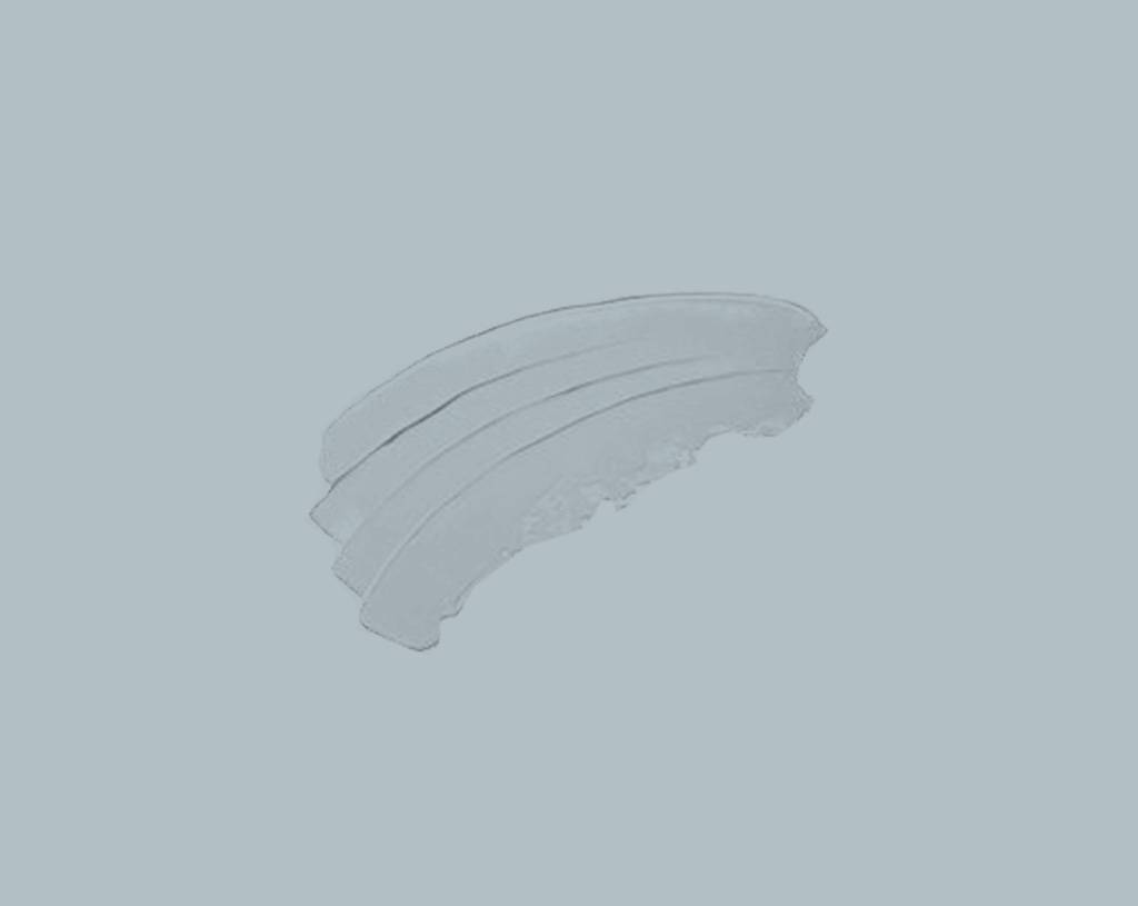 A single brushstroke of Burnham Green paint on a slightly lighter green background. The paint appears smooth and slightly textured, with soft edges.