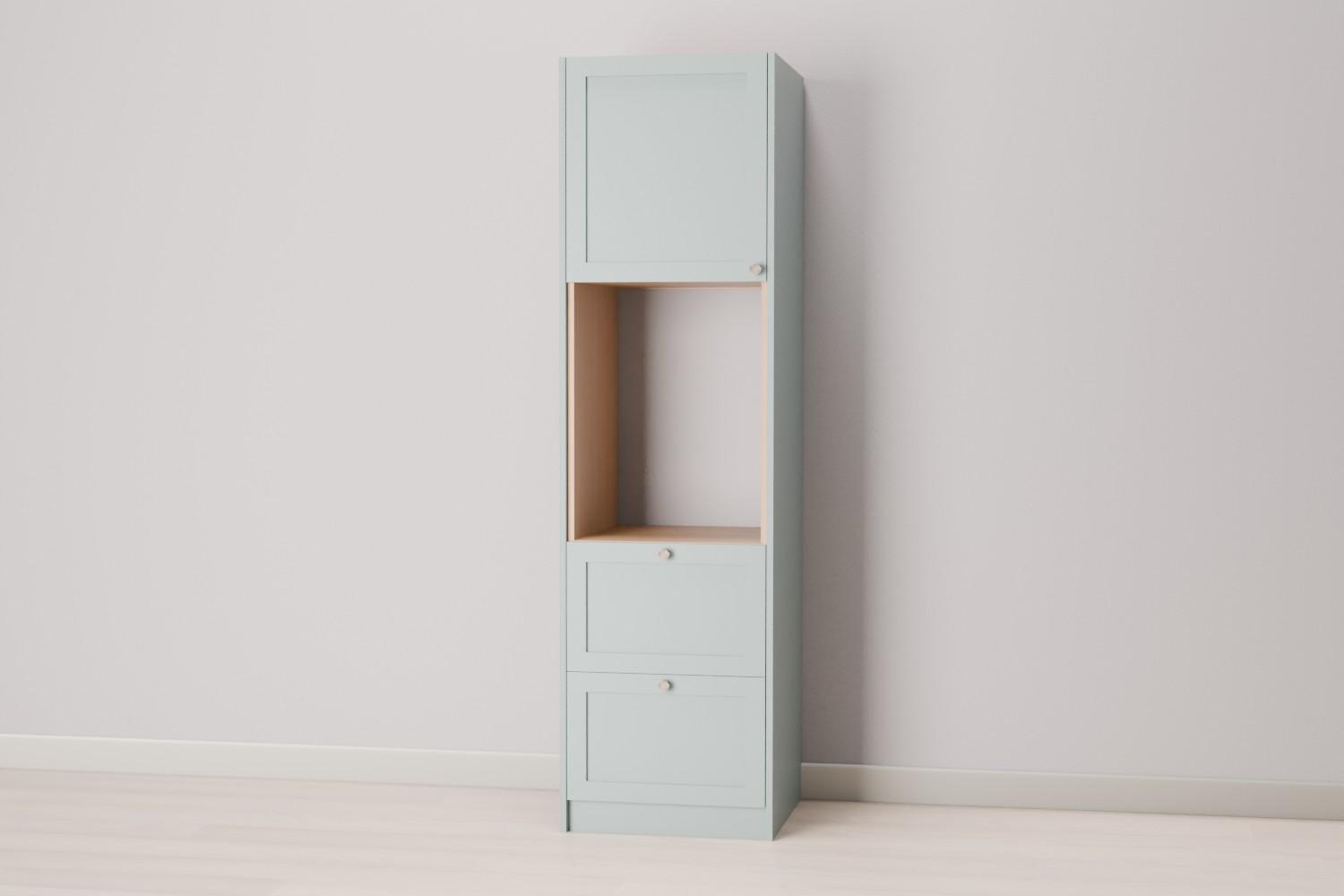 Tall Double Oven Housing with Drawers