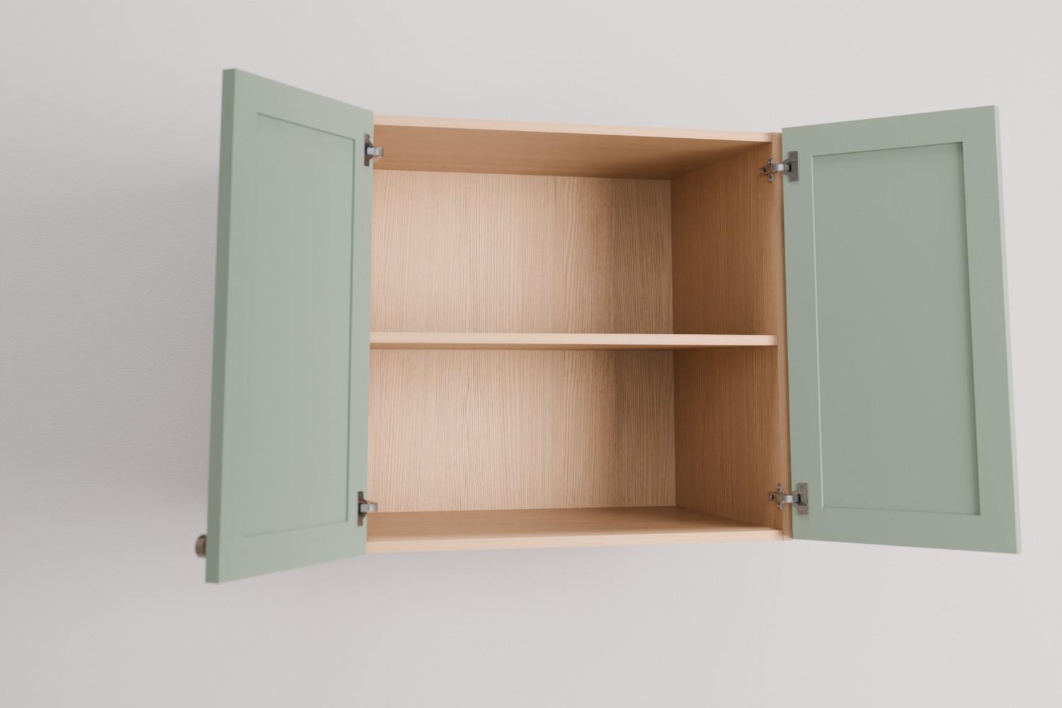 Double Fridge Top Cabinet