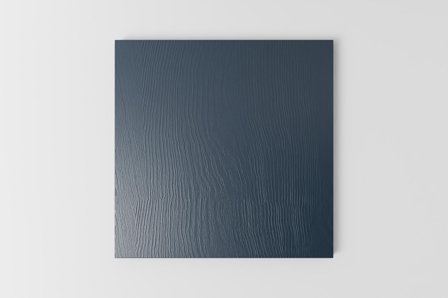 Picture of a square sample painted with a visible grain in Naked Kitchen's Morston Sails red colour