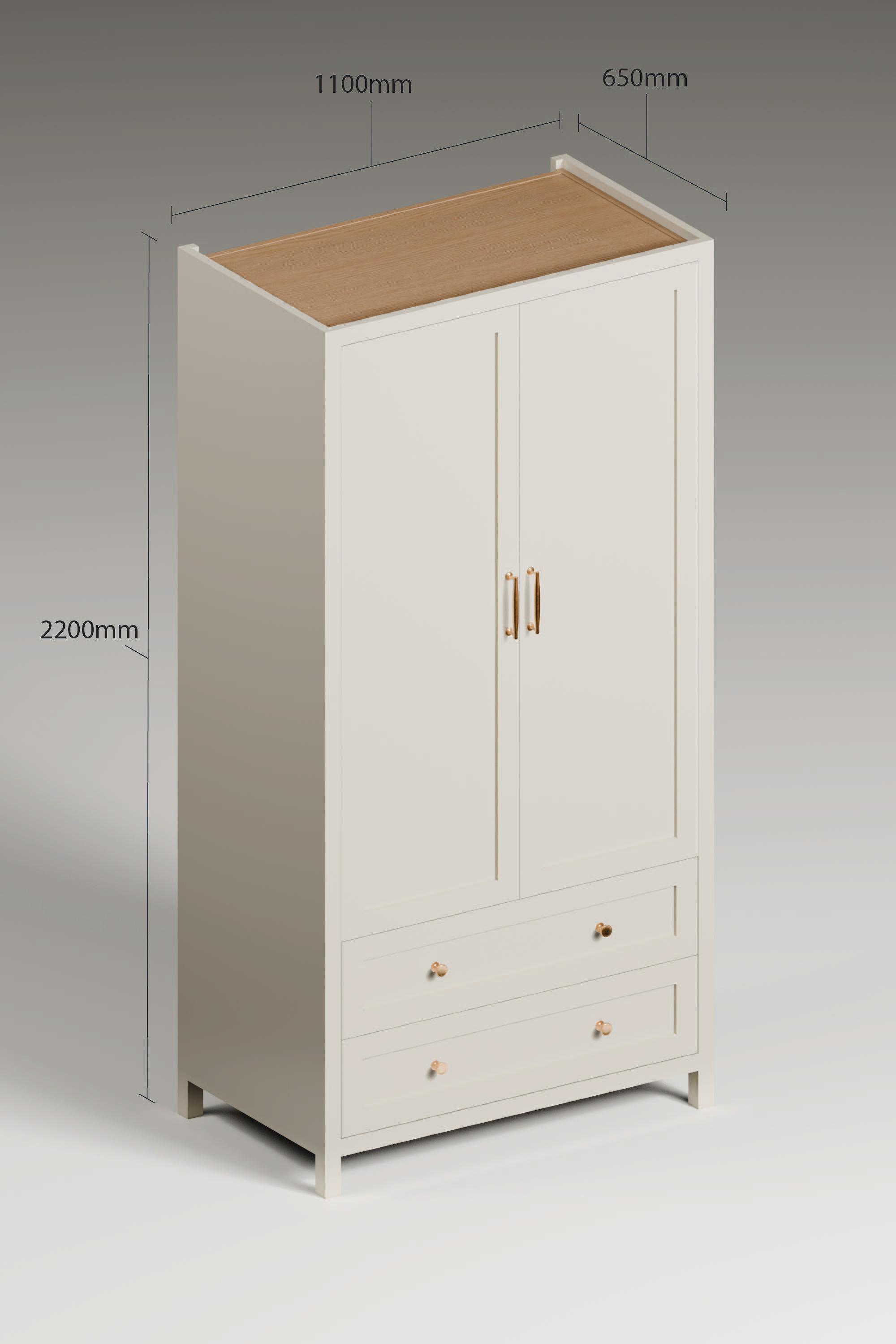 Langham Double Wardrobe