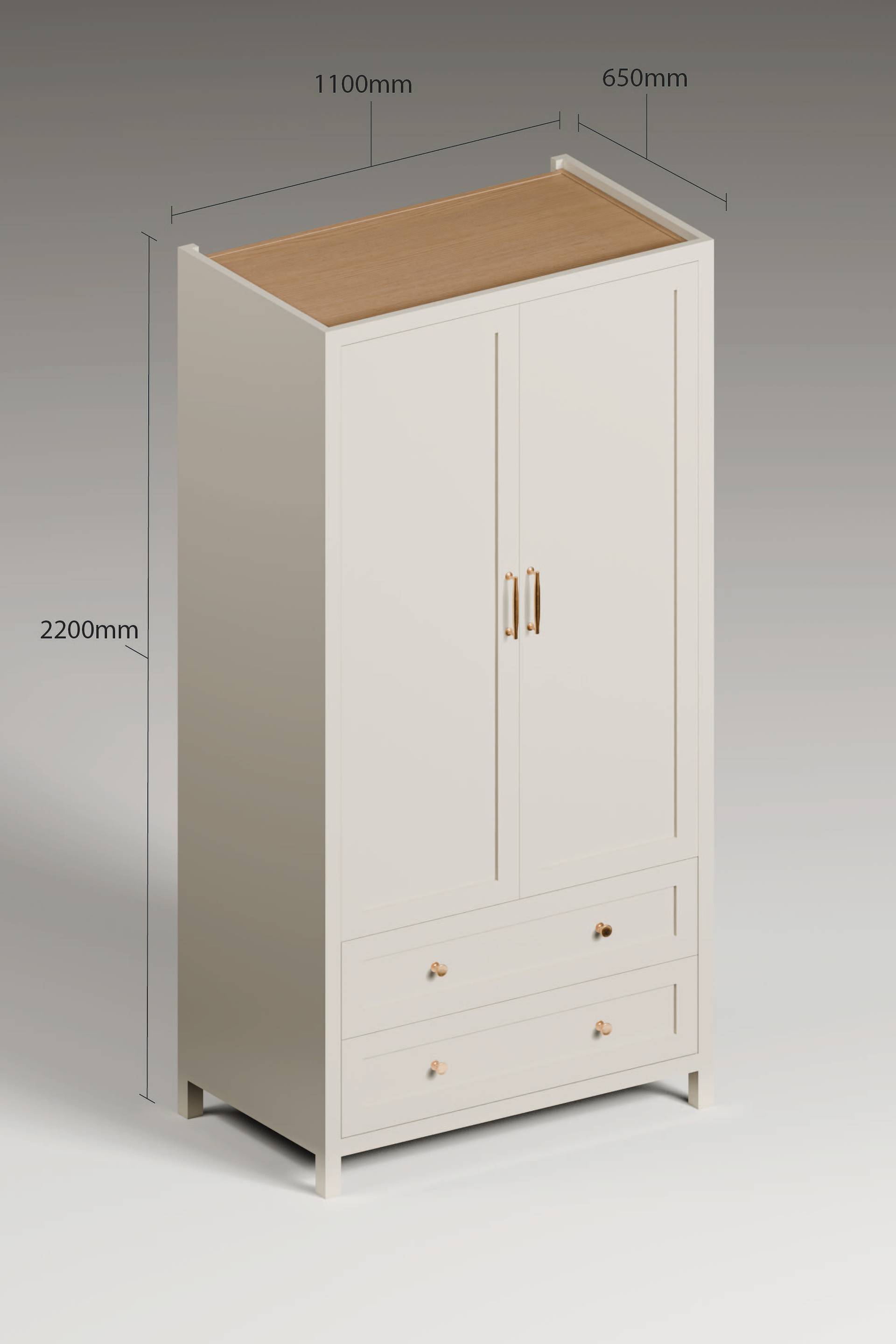 Langham Double Wardrobe
