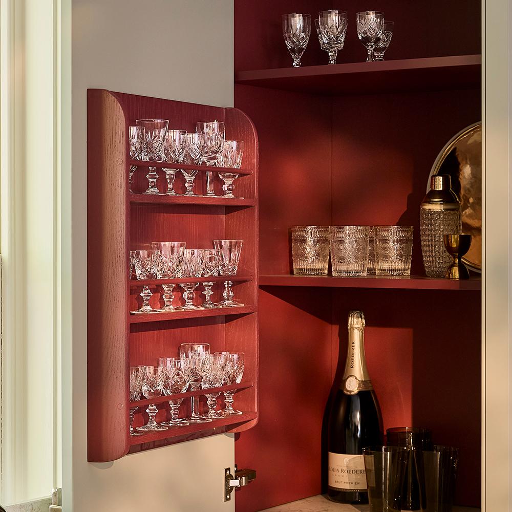 Sharrington red Madeley cabinet