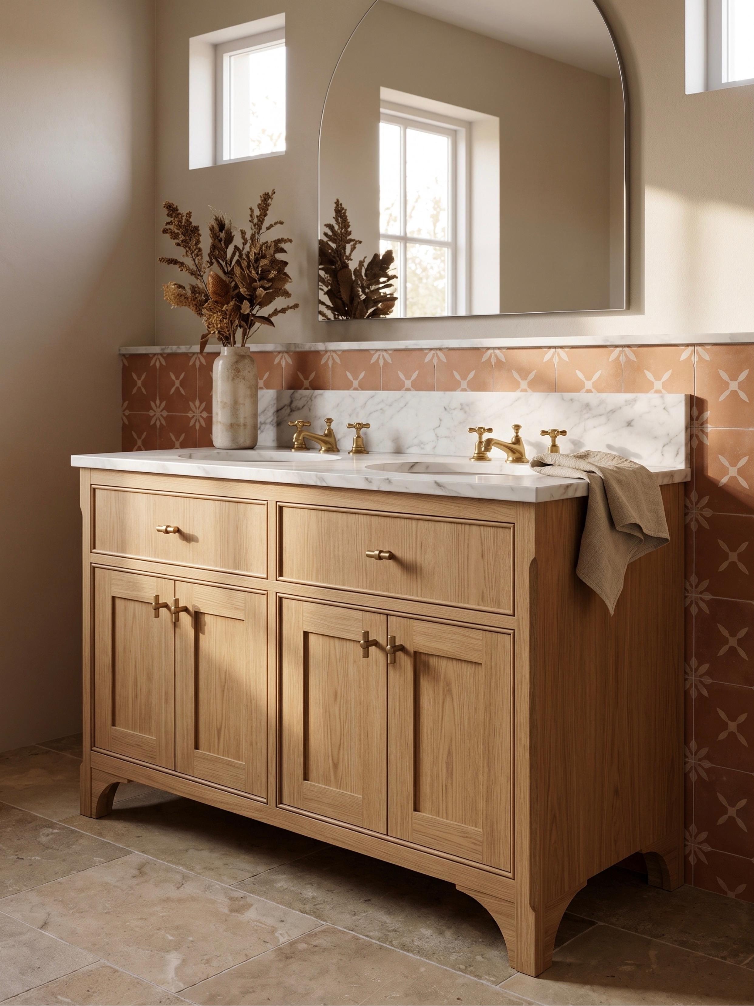Oxford Double Basin Oak Angled