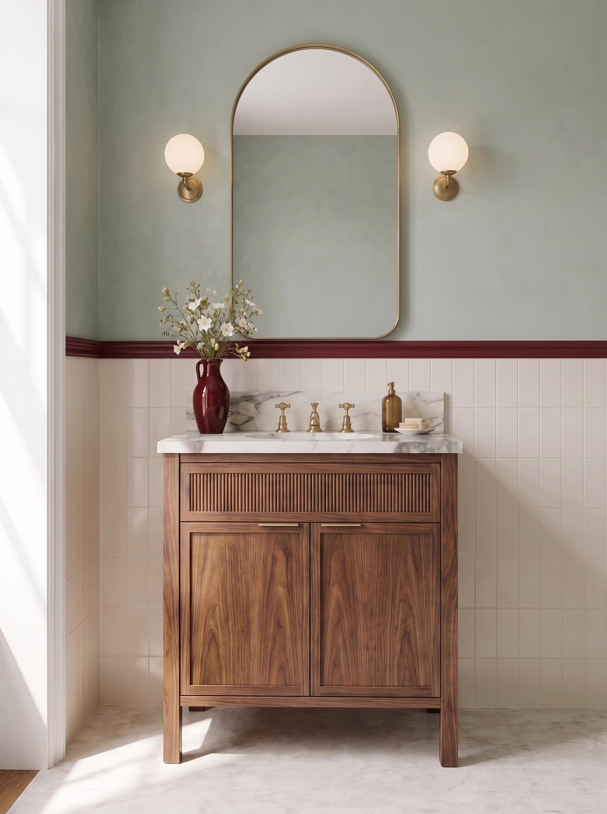 Farringdon Single Basin Walnut