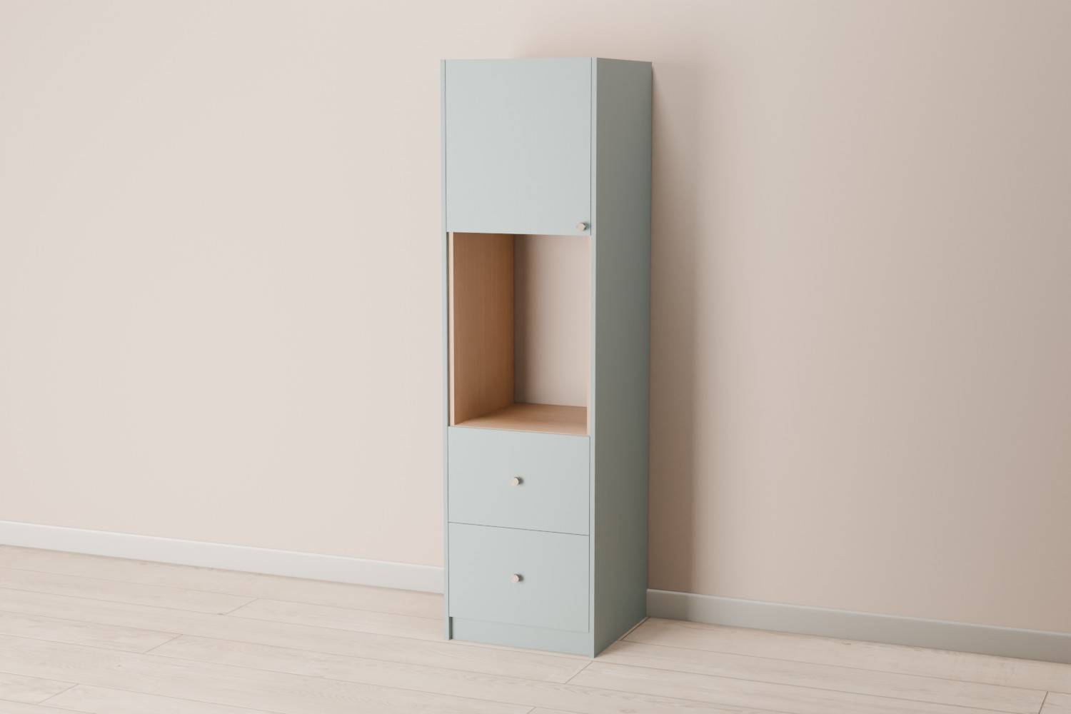 Tall Double Oven Housing with Drawers