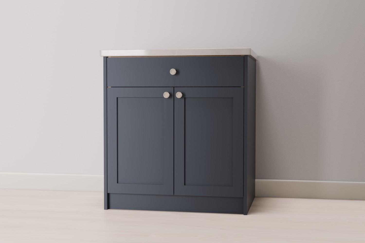 Double Cabinet With Drawer 