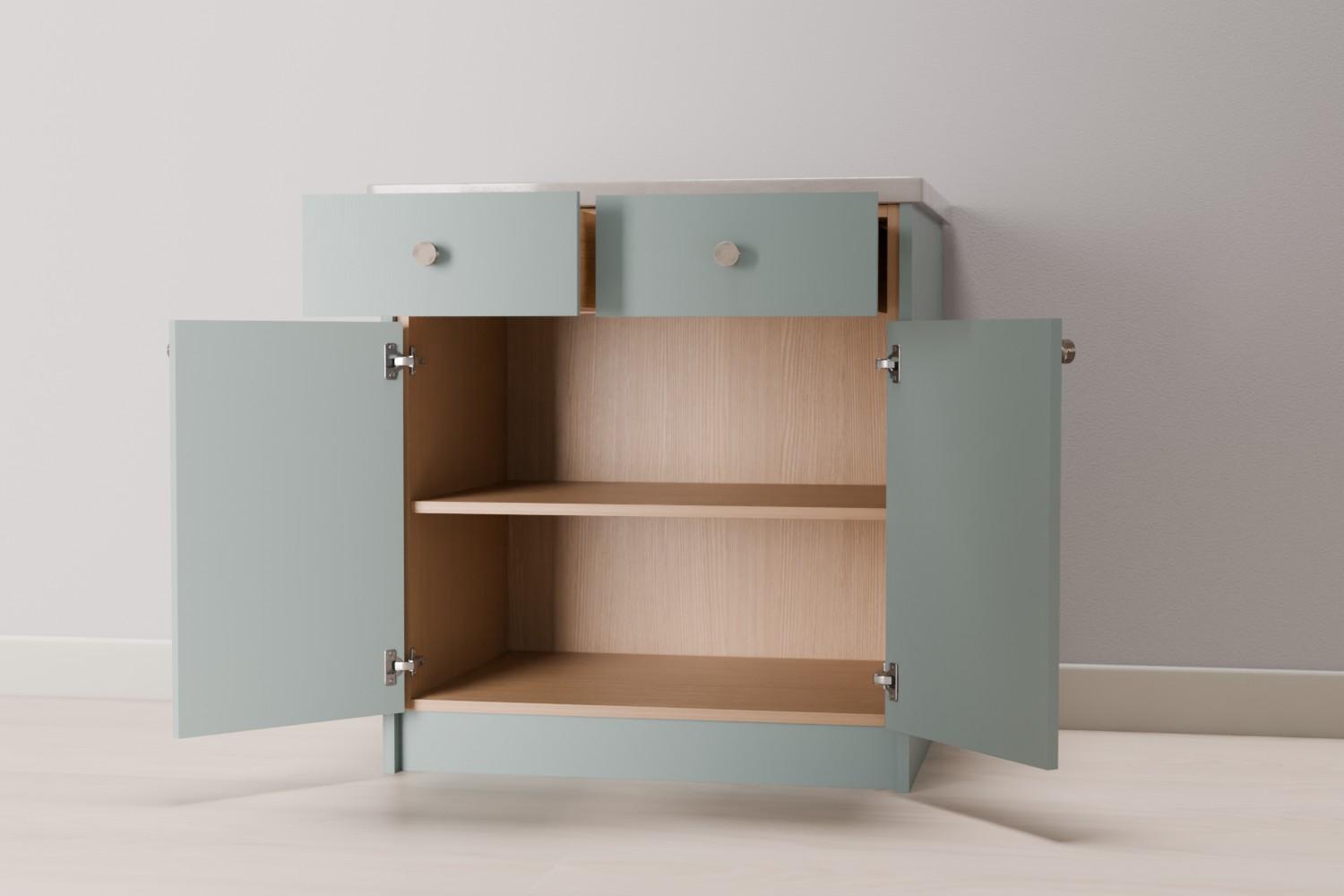 Double Cabinet With Drawers 