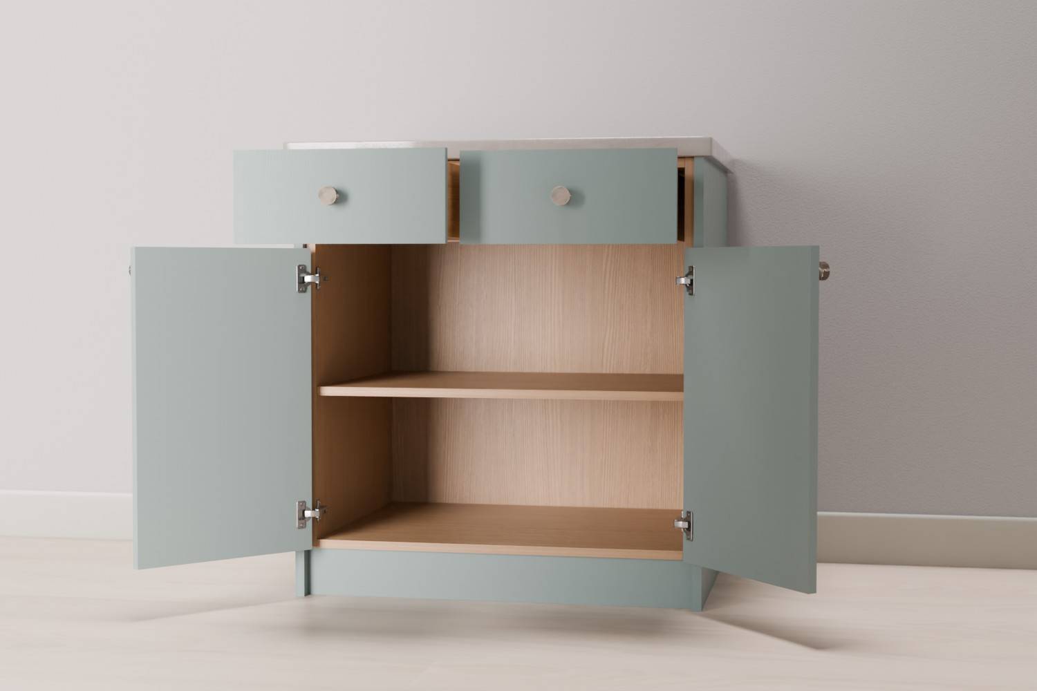 Double Cabinet With Drawers