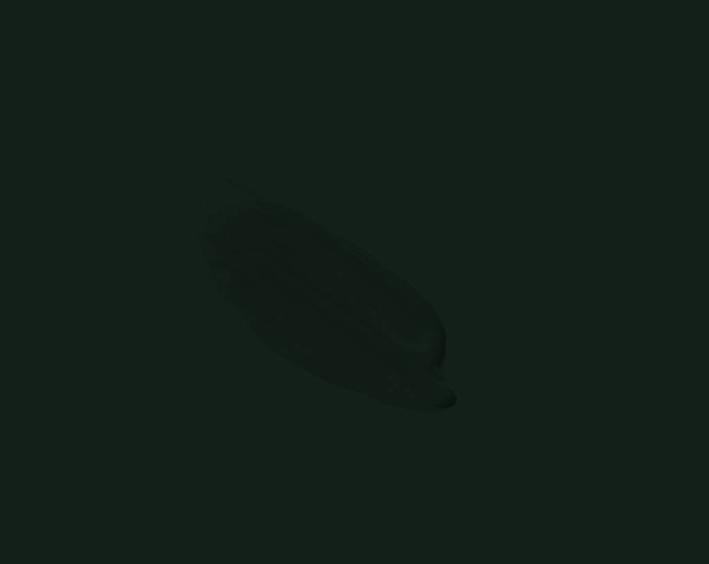 A single brushstroke of Sandringham Pine paint on a slightly lighter Green background. The paint appears smooth and slightly textured, with soft edges.