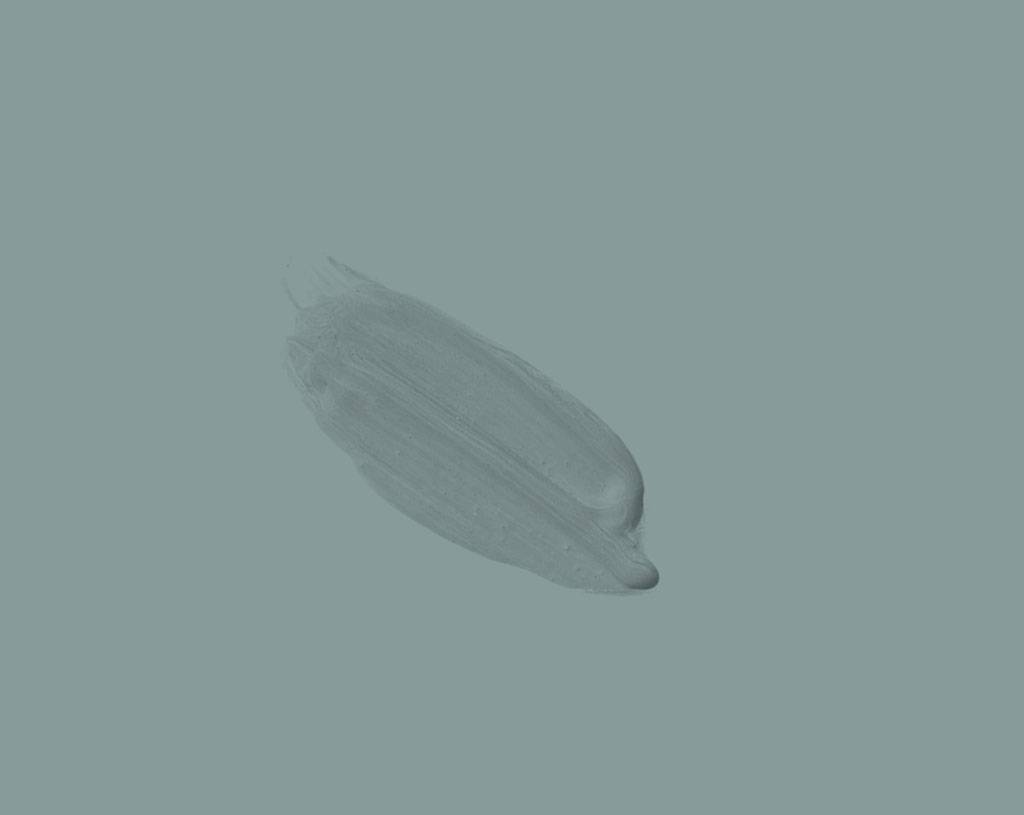 A single brushstroke of First Flight paint on a slightly lighter Blue background. The paint appears smooth and slightly textured, with soft edges.