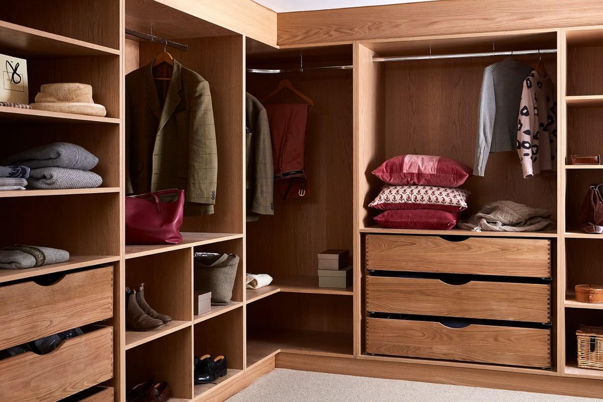 Bespoke Open Shelf Wardrobe
