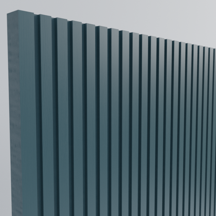 Painted Castellated End Panel