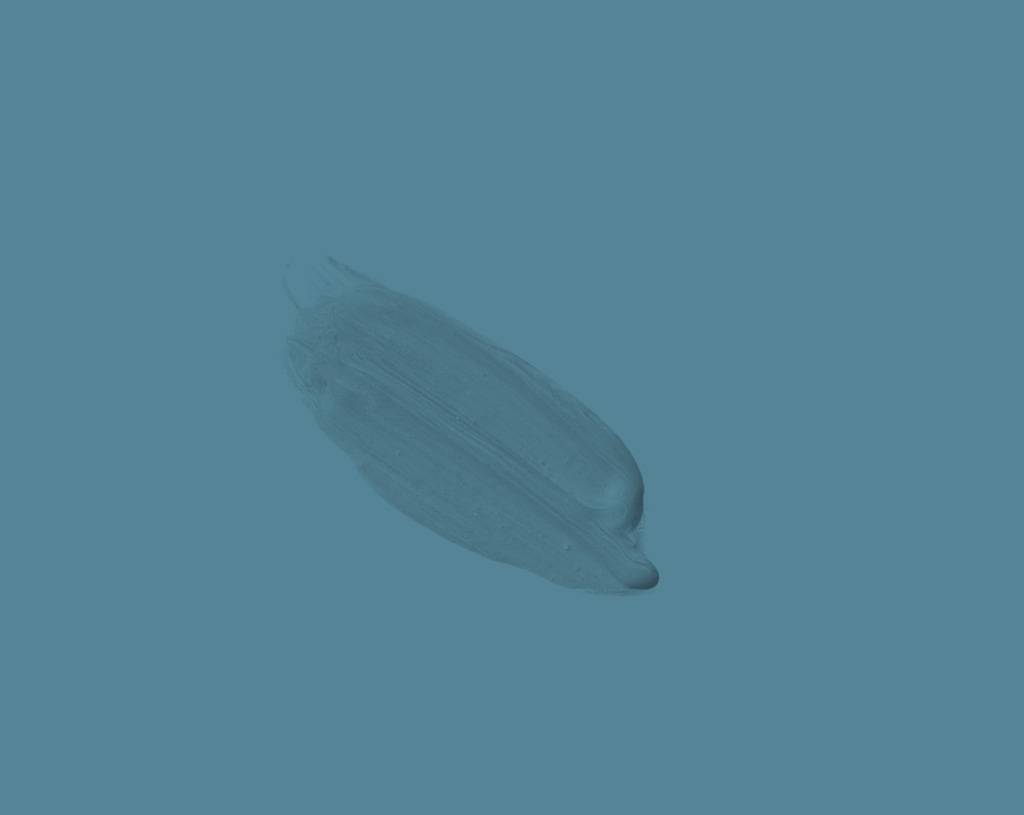 A blob of Point Blue paint on a background of the same color