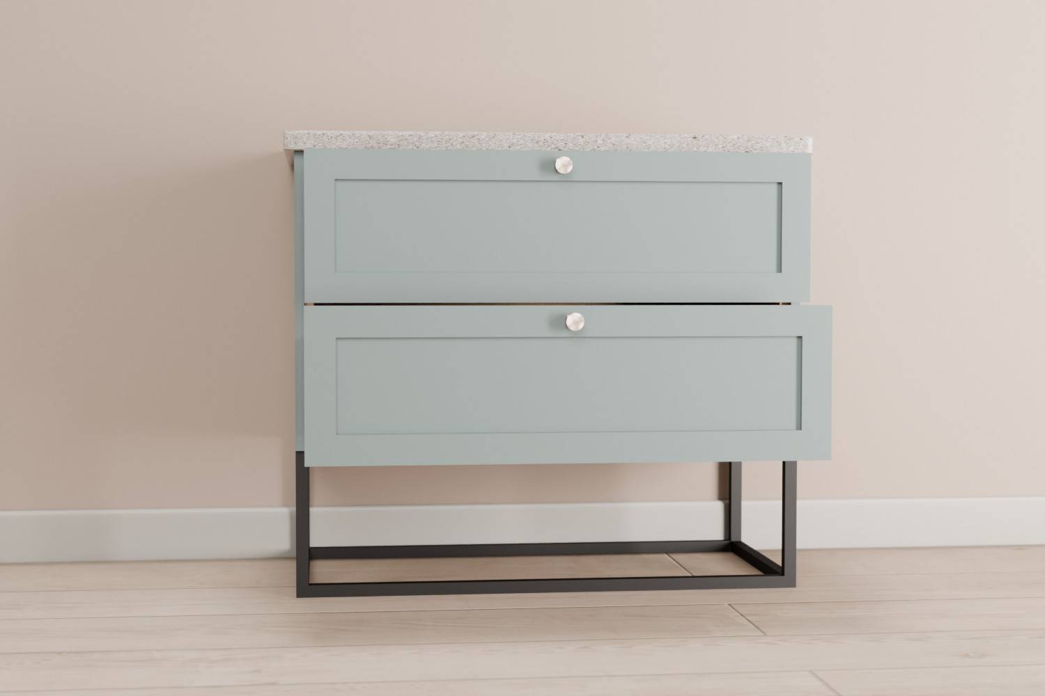 2 Drawer Vanity Unit