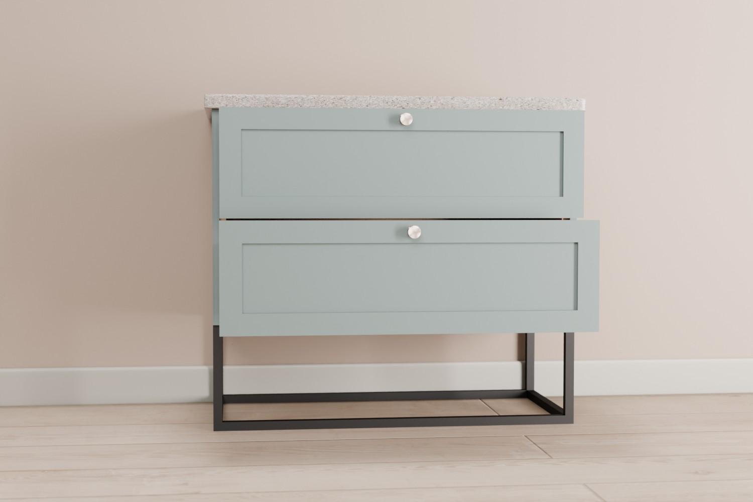 2 Drawer Vanity Unit