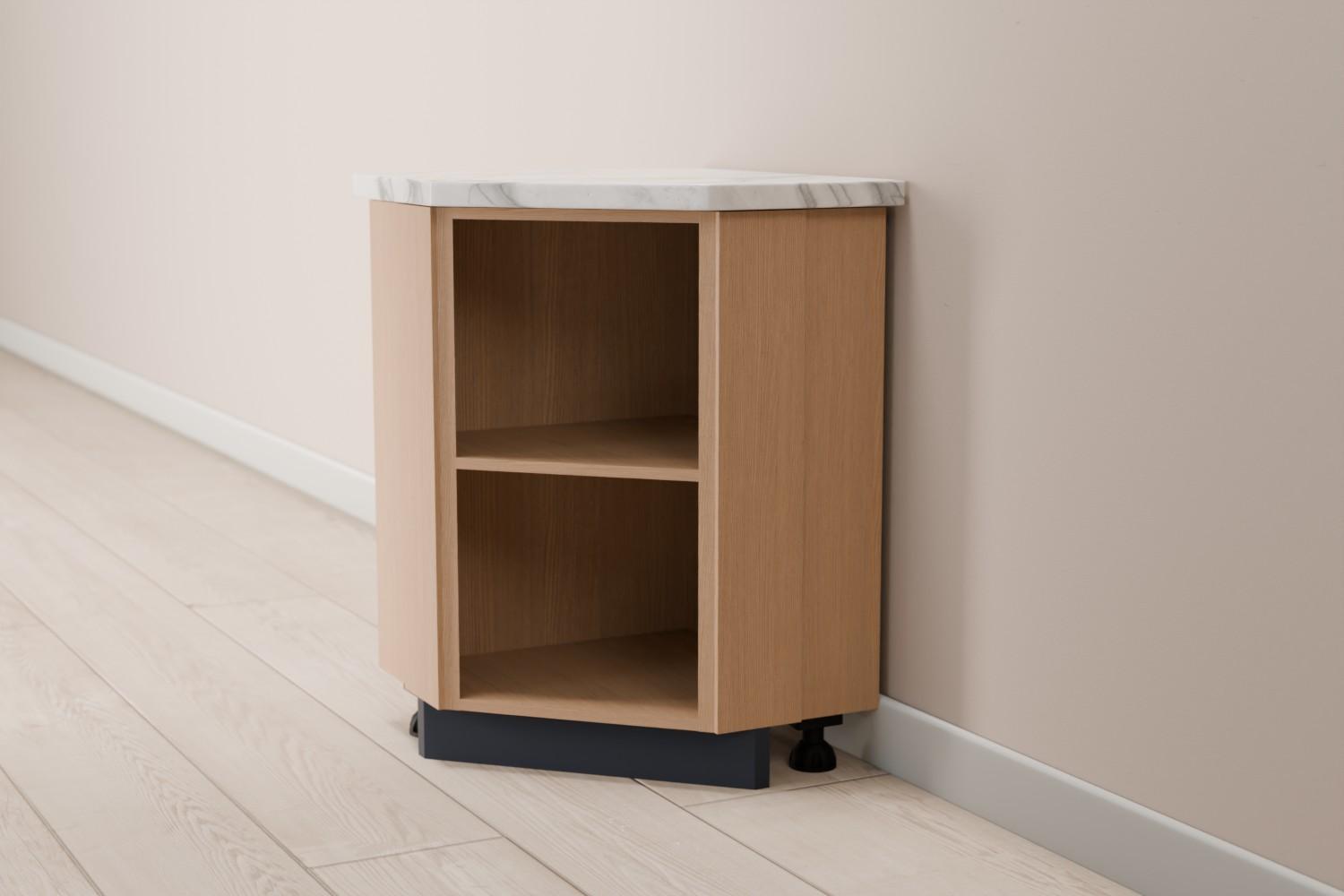Open Angled Cabinet