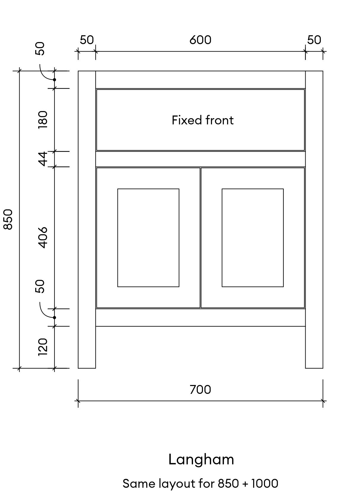 Langham Single Diagram