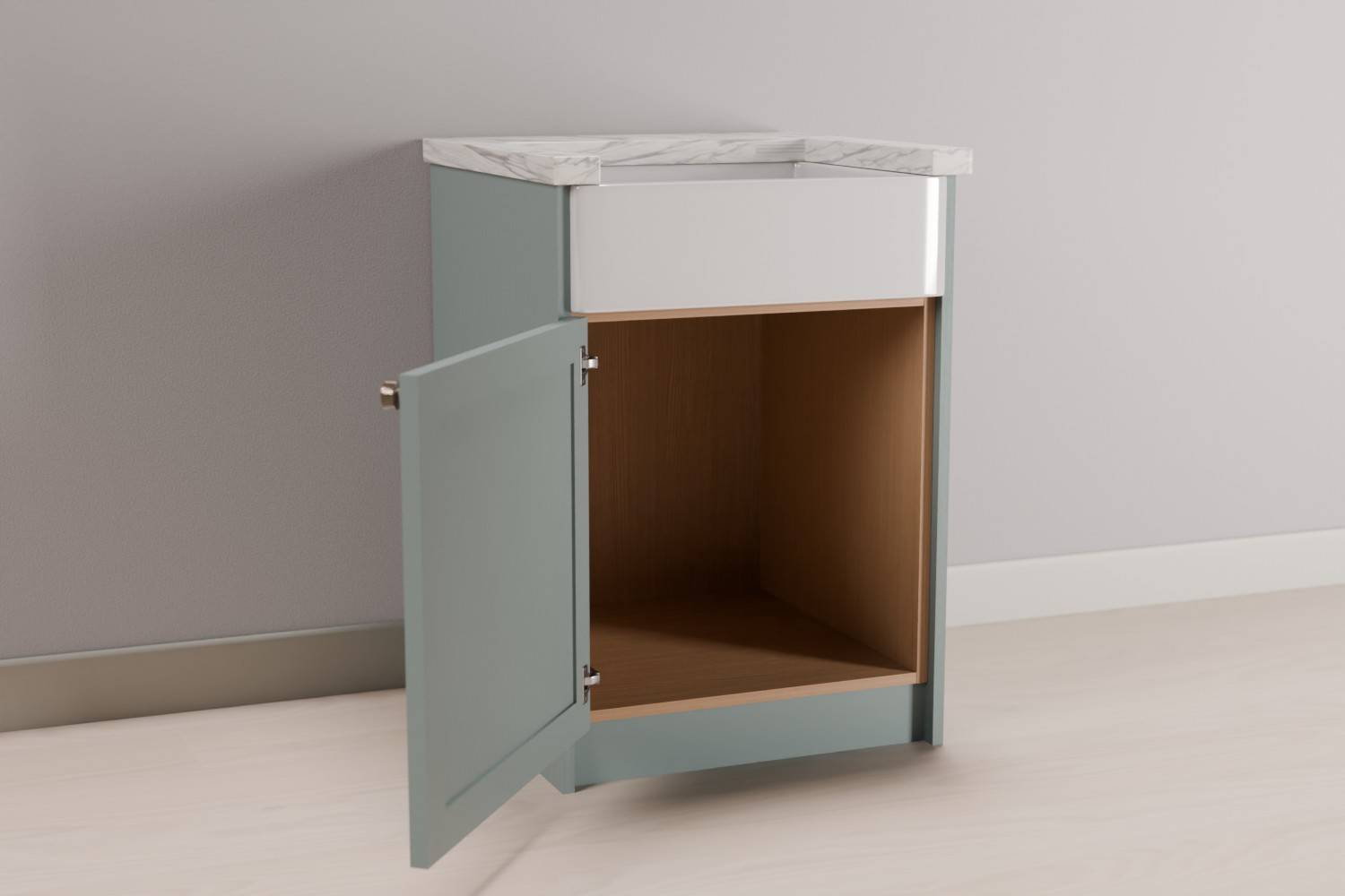Single Butler Sink Cabinet