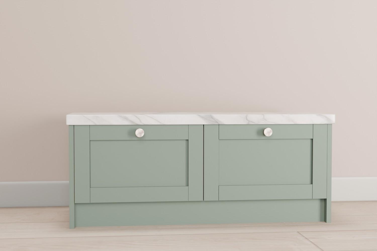 Double Drawer Bench Cabinet