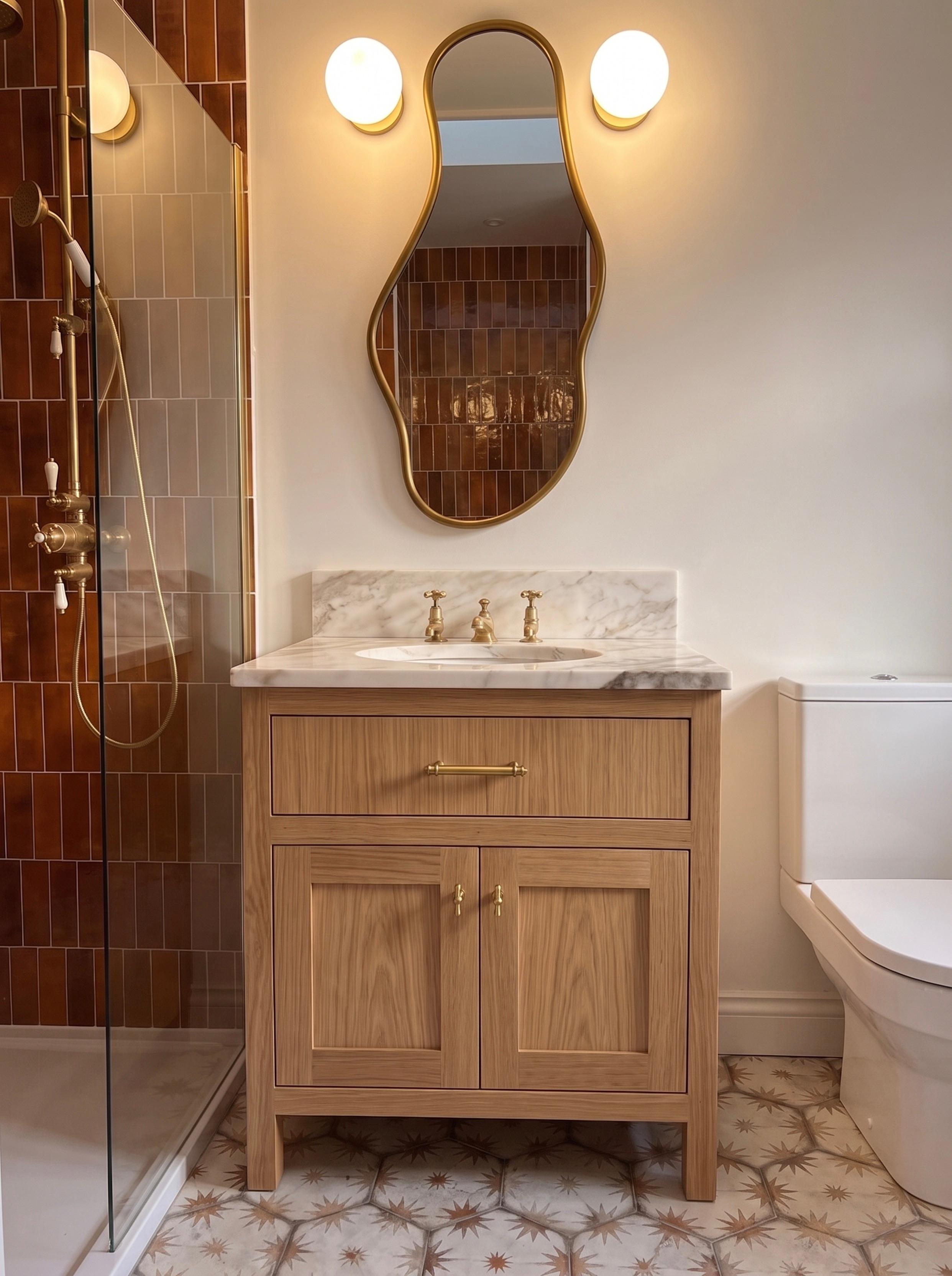 Langham Single Basin Oak