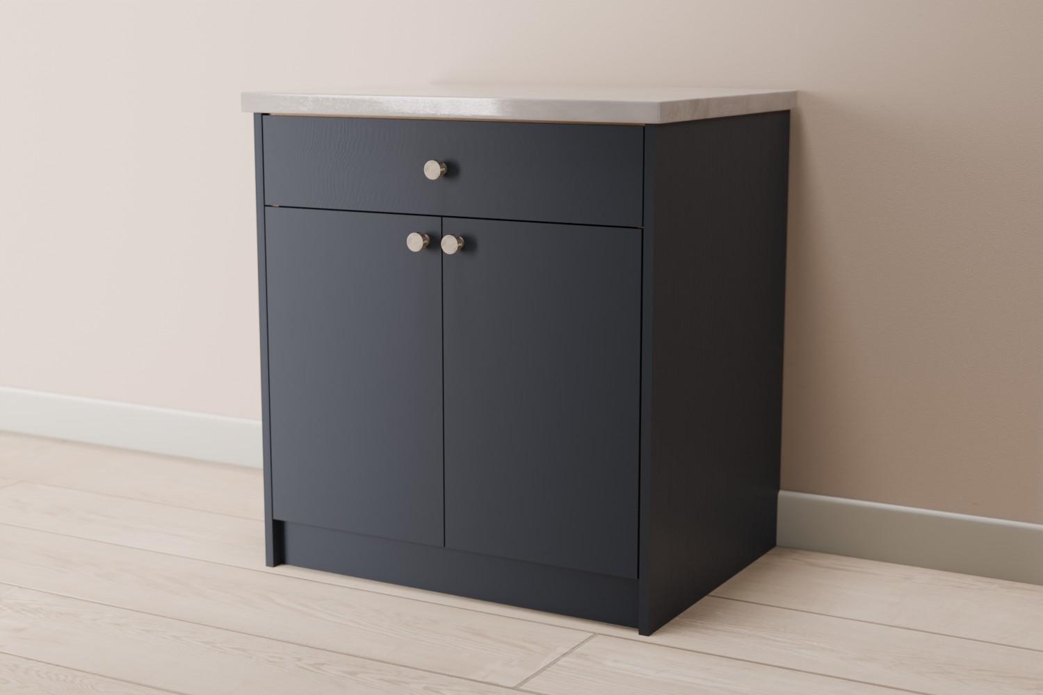Double Cabinet With Drawer 