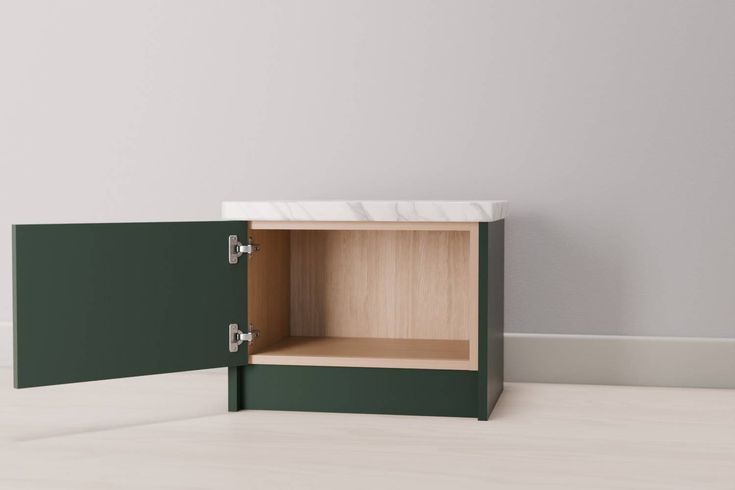 Single Door Bench Cabinet
