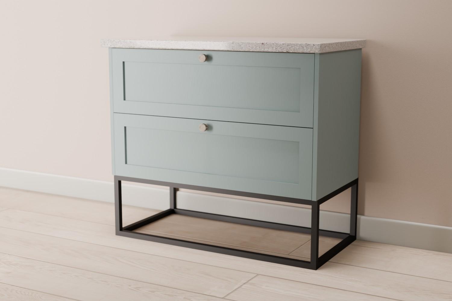 2 Drawer Vanity Unit