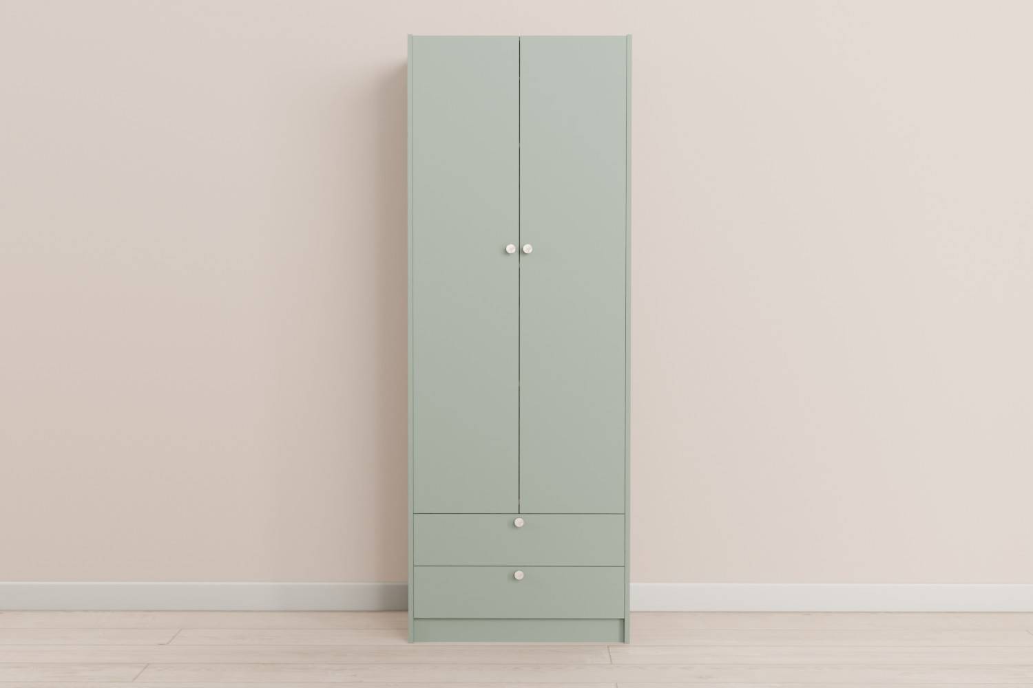 Bespoke Double Wardrobe with 2 Drawers